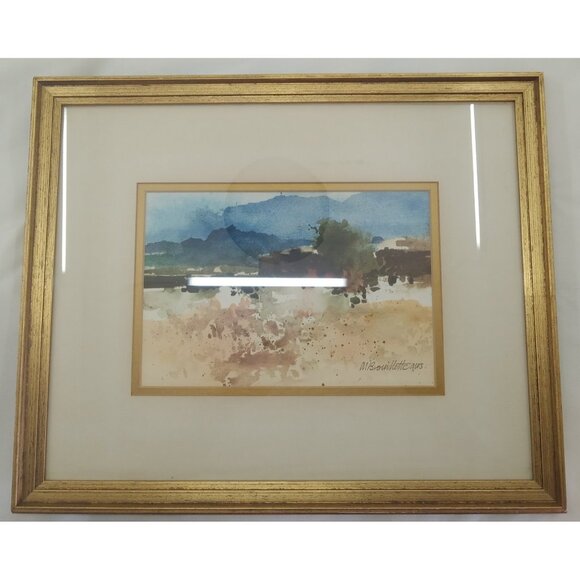 Maureen Brouillette Original Watercolour Painting – Fine Collectible Art Signed - Picture 4 of 8